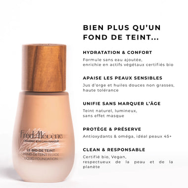 fond de teint hydratant couvrant bio fred mecene